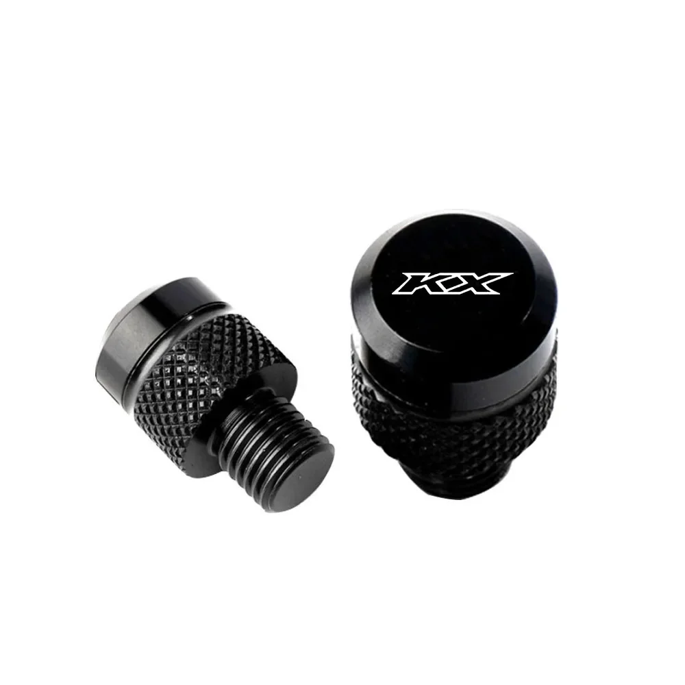 For kawasaki KX65 KX80 KX85 KX125 KX250 KX250F KX450F Motorcycle M10*1.25 Aluminum Screws Bolts Mirror Hole Plugs Cap