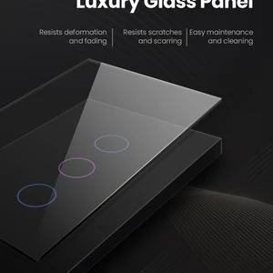 Avatto-Interruption Tuya Intelligent Light, Wi-Fi, Zigbee, Neutral Wire required, no neutral wire required, Wall Touch Switch, works with Alexa, Google Home 12 Main Sales switch League - №8