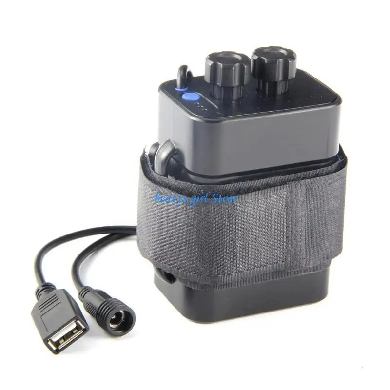 C7AB 8.4V USB 5V 6x 18650 Battery Storage for Case Box For Bike LED Light Cell