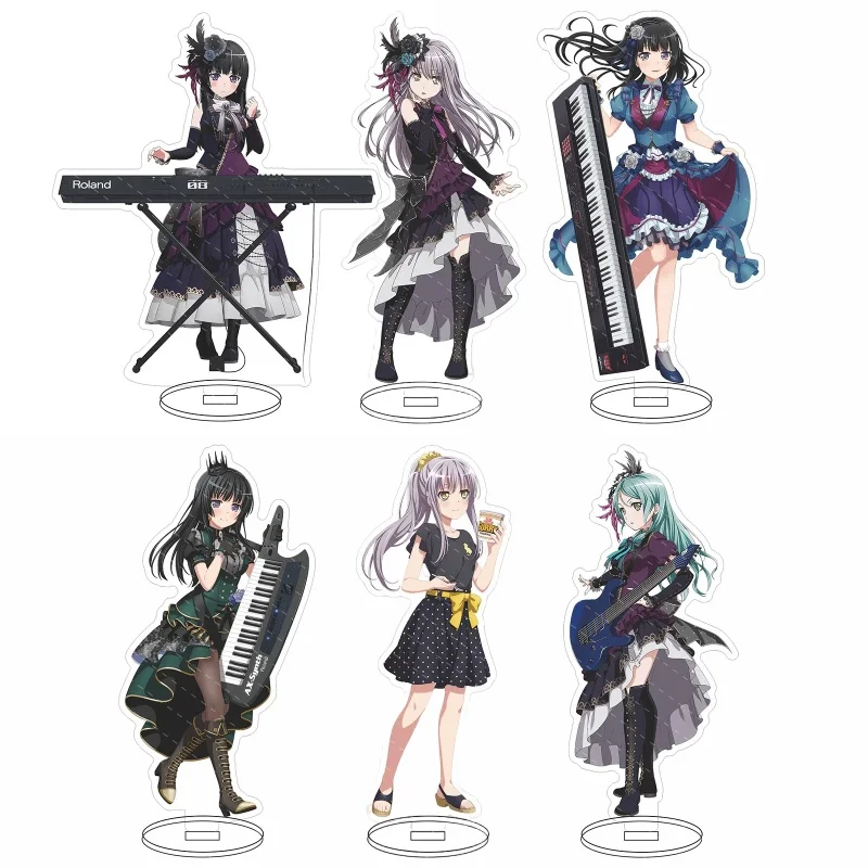 

Roselia Da Liyu Shina Glacier yarn night Lisa Imai _BanG Dream acrylic tabletop decoration Anime fans gifts