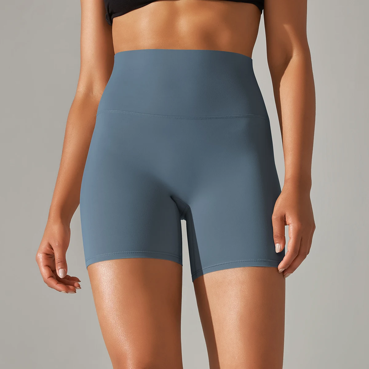Frauen Yoga Legging Shorts Schnell Trocknend Radfahren Workout Gym Shorts Squat Proof Hohe Taille Fitness Engen Shorts Sport Kurze – Detail 20
