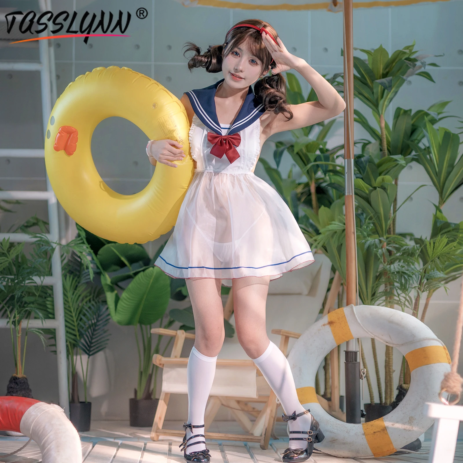 Sexy Japanese School Girl Uniform Judgement JK Sailor Basic Navy Sailor Uniform Sets Navy Maid Costume Women Summer Swimsuit