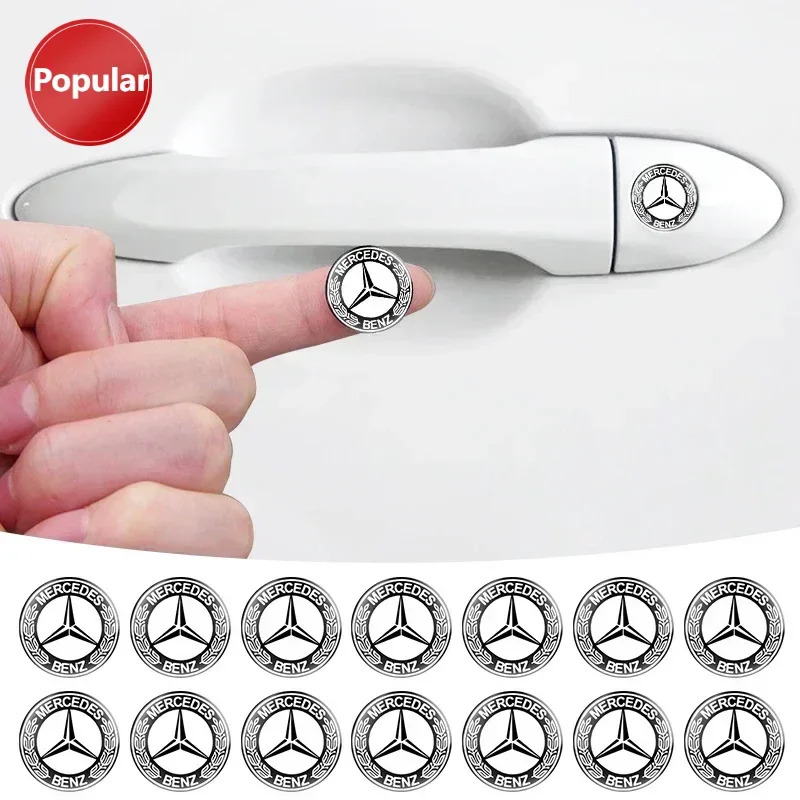 

# Наклейка на замочную скважину двери автомобиля, замок с отверстием для ключа, защита от блокировки, пылезащитные наклейки для Mercedes Benz W211 W204 W210 CLA GLA