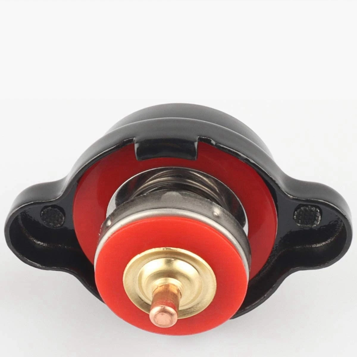 High Pressure Radiator Cap with Temperature Gauge, 1.8 Bar Radiator Cap 25.6Psi for Honda, Kawasaki, Suzuki, Yamaha