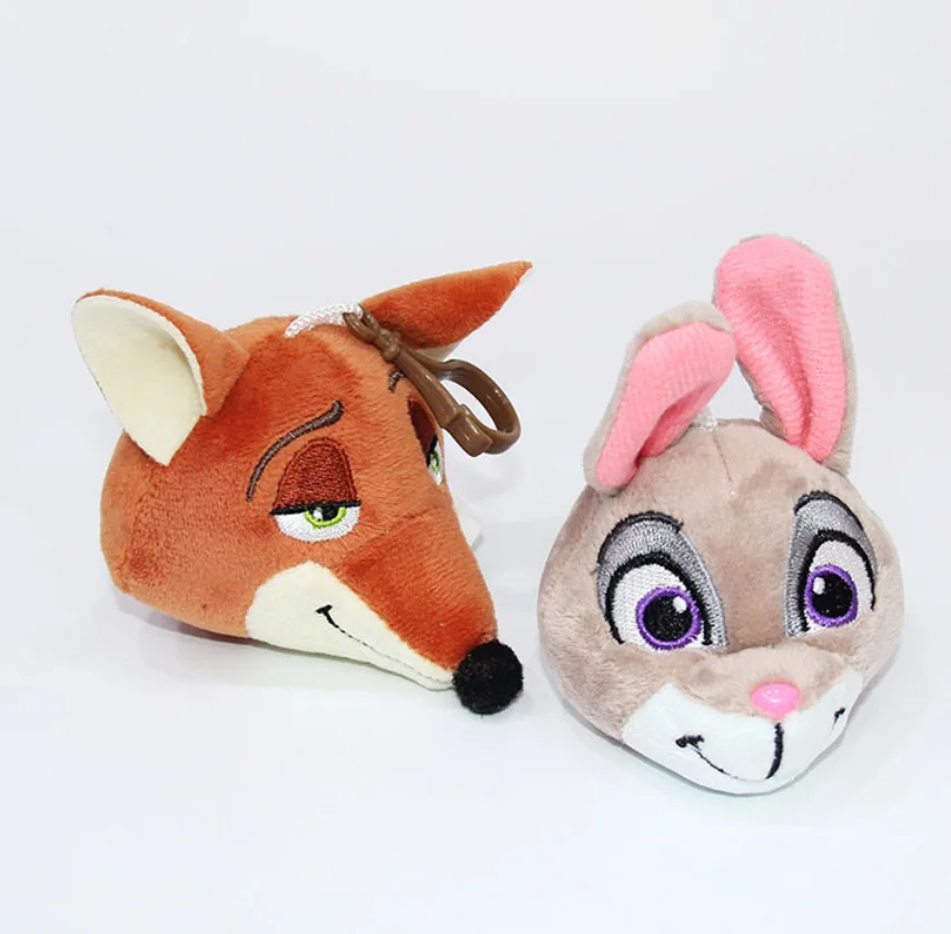 MINISO Zootopia decorativa Boneca De Pelúcia, Judith Laverne Hopps Nick Wilde Cosplay Pingente, Zootopia