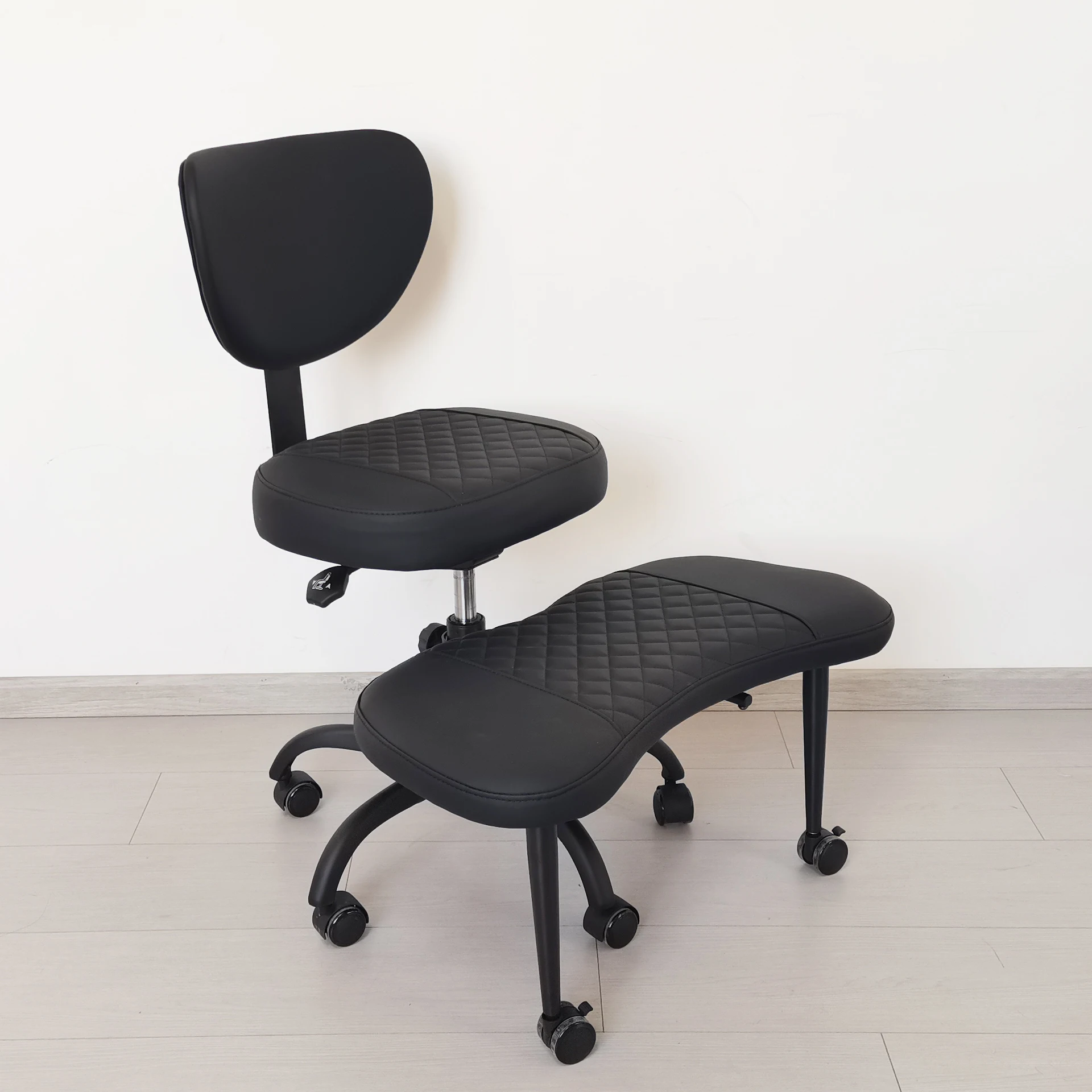 Ergonomic Soul Seat Meditation Chair Adjustable Seat Angle, Height & Backrest – Pull-Out Lower Seat for Yoga & Monkey Crouching