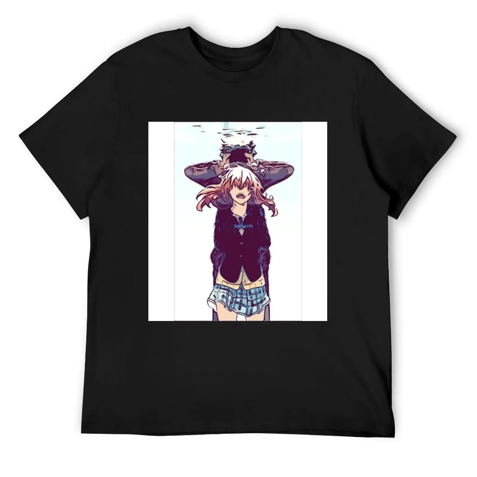 

A Silent Voice|Koe no Katachi - Shoko Nishimiya and Shoya Ishida (Sketch) T-Shirt basketball graphic tees luxury clothes men