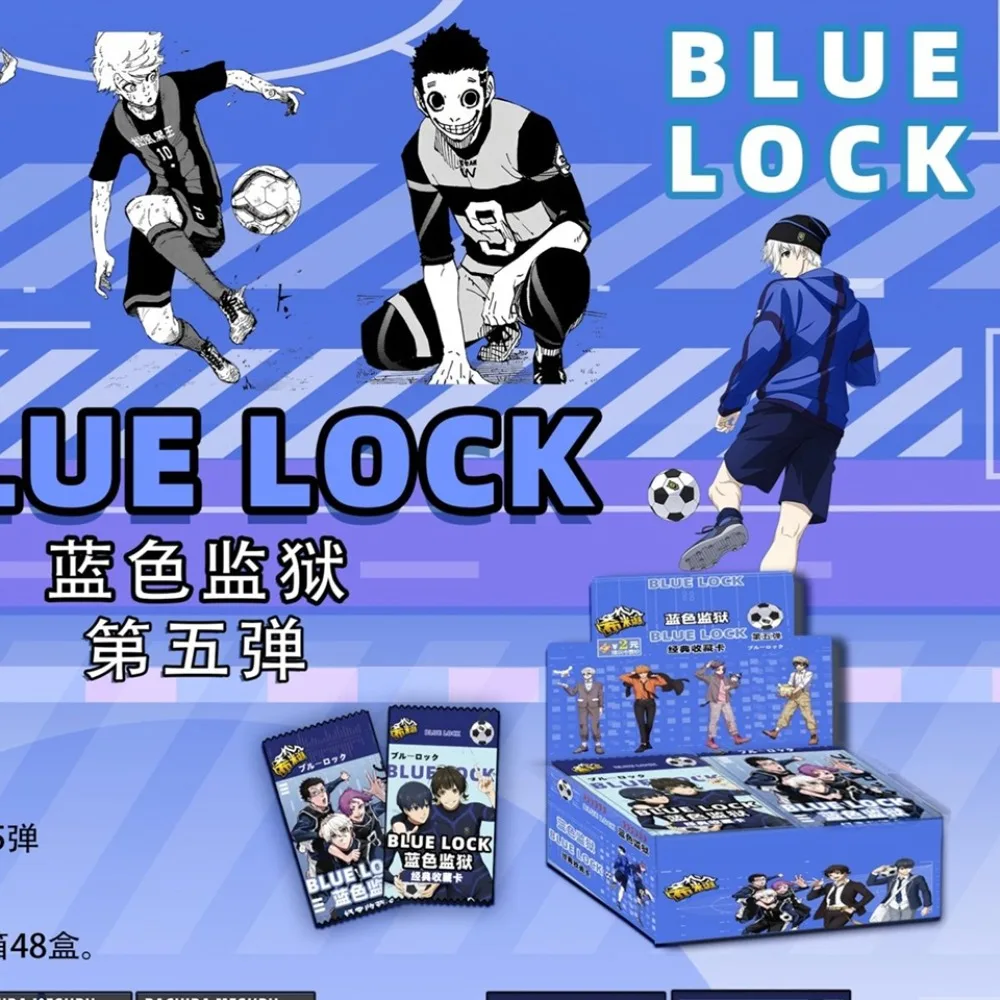 Sport Anime BLUE LOCK Collectiekaarten Populaire karakters Geliefd door fans Isagi Yoichi Rin Itoshi Themakaarten Verjaardag Speelgoed Geschenken