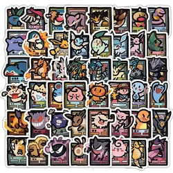 10/30/50/103pcs Cartoon Pokemon Stickers Funny Pikachu Charmander Eevee Anime Decals DIY Helmet Phone Diary Cute Sticker Kid Toy