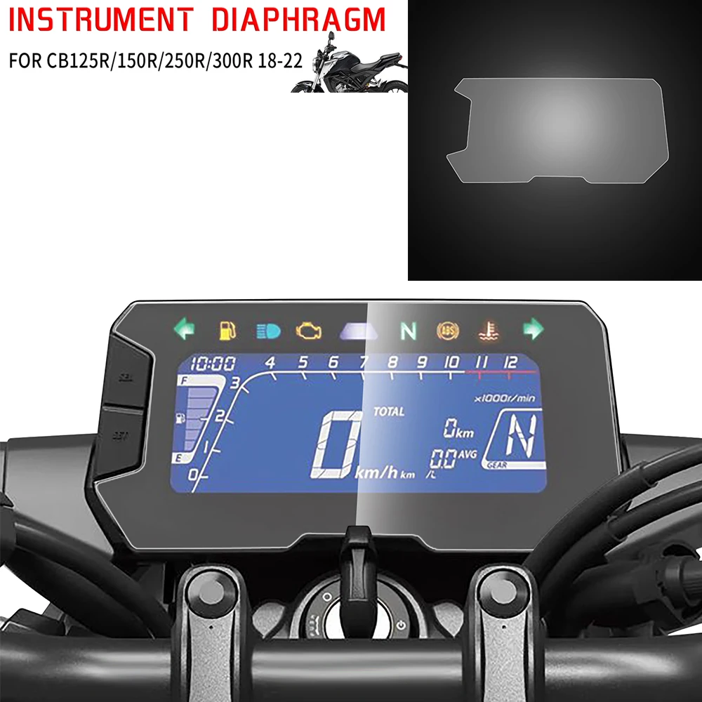 

For Honda CB125R CB150R CB250R CB300R CB 125R 150R 250R 300R 18-22 Motorcycle Instrument Cluster Scratch Film Screen Protection