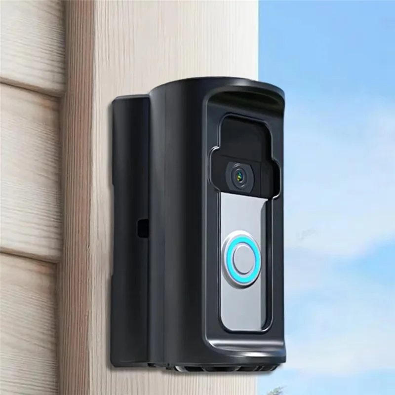 

ABKN-NEW Ring Doorbell Mount No Drill Ring Door Holder Doorbell Mount No Drill Adjustable Ring Doorbell Case Anti-Theft