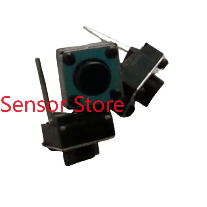 100PCS Touch Switch Key  6*6*4.3 In-line 2-pin Short Foot High Temperature Resistance.