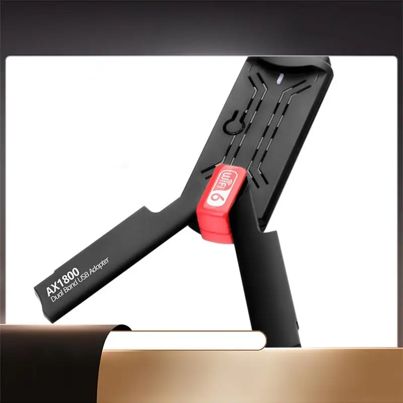 

Адаптер Wi-Fi 6 USB 3.0 1800 Мбит/с 2,4G 5,8G Wi-Fi6 Dongle Поддержка сетевой карты Win 7 10 11 PC-N35R