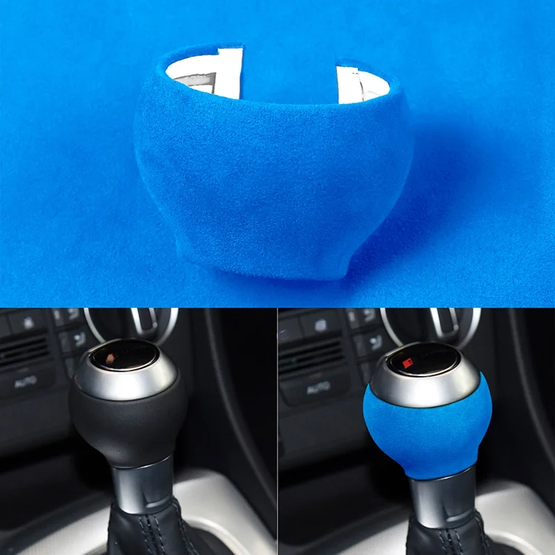 For Audi A3 Q3 TTRS RSQ3 RS3 RS4 RS5 RS6 RS7 2010-2020 1pc Auto Shift Head Cover Car Gear Shift Knob Decor Sticker Accessories