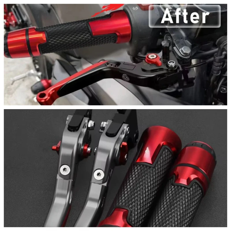 Para Italika Vort-X 300R Vortx 300 R 2021 2022 2023-2025 Accesorios para Motocicleta Palancas de Freno y Embrague Ajustables Puños de Manillar