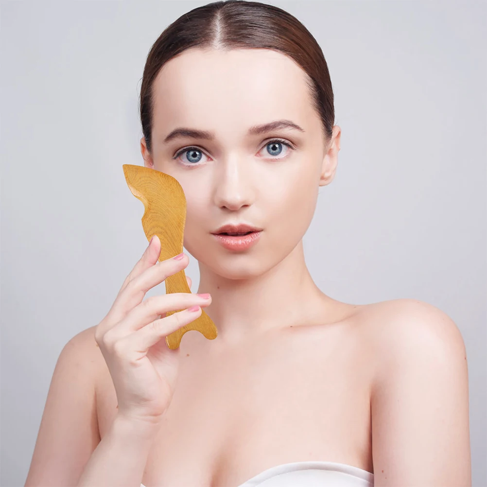 

2Pcs Fish shaped Guasha Board Wood Massage Tool for Body Scraper Back Neck Shoulder Relaxation Travel Health Care Gift