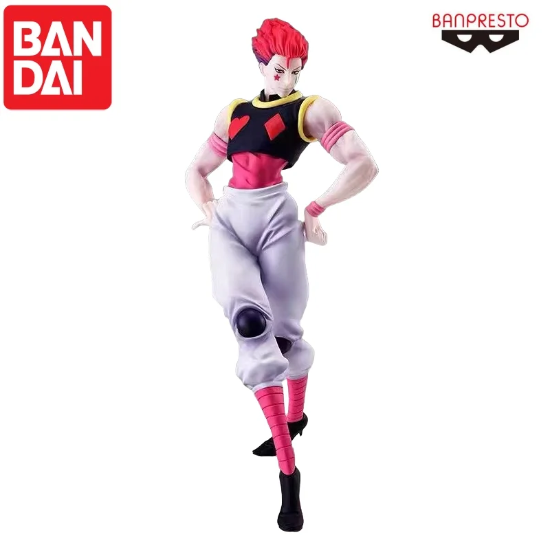 Bandai In Stock Original Banpresto Hisoka Doll Brand New Boxed Action Figure Animation Peripherals Anime Characters Garage