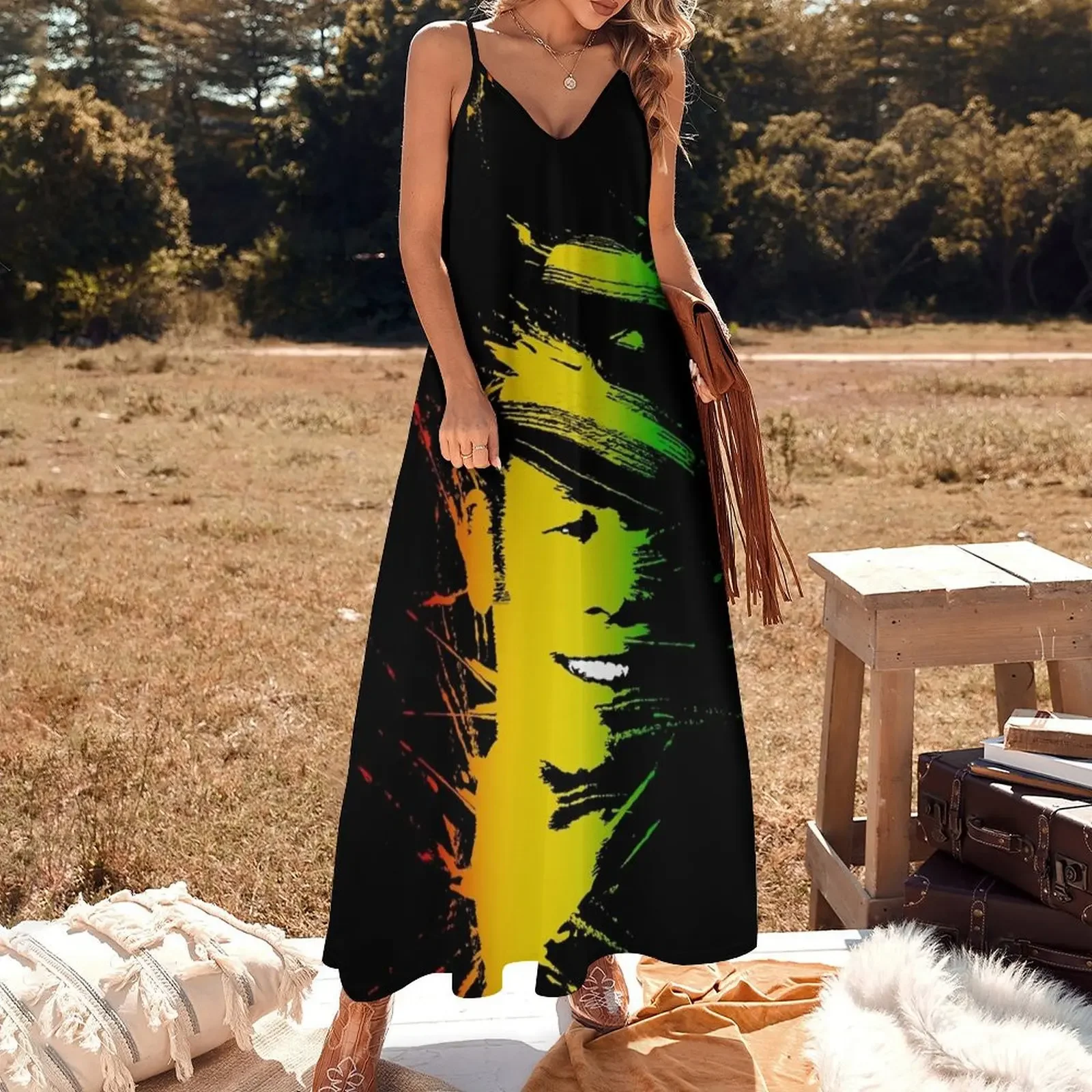 Ali Campbell Reggae Sleeveless Dress Evening gown Summer dresses for women summer dresses ladies 2025