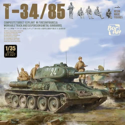 Border model assembly model kit BT-027 T-34/85 Tank compound turret 1/35 scale