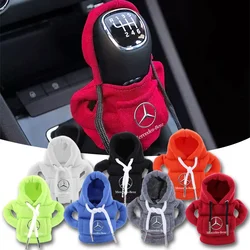 Hoodie Car Gear Shift Cover Auto Interior Decoration Accessories For Mercedes Benz B/C/E/S Class A Class C200L GLC GLK CLS Goods