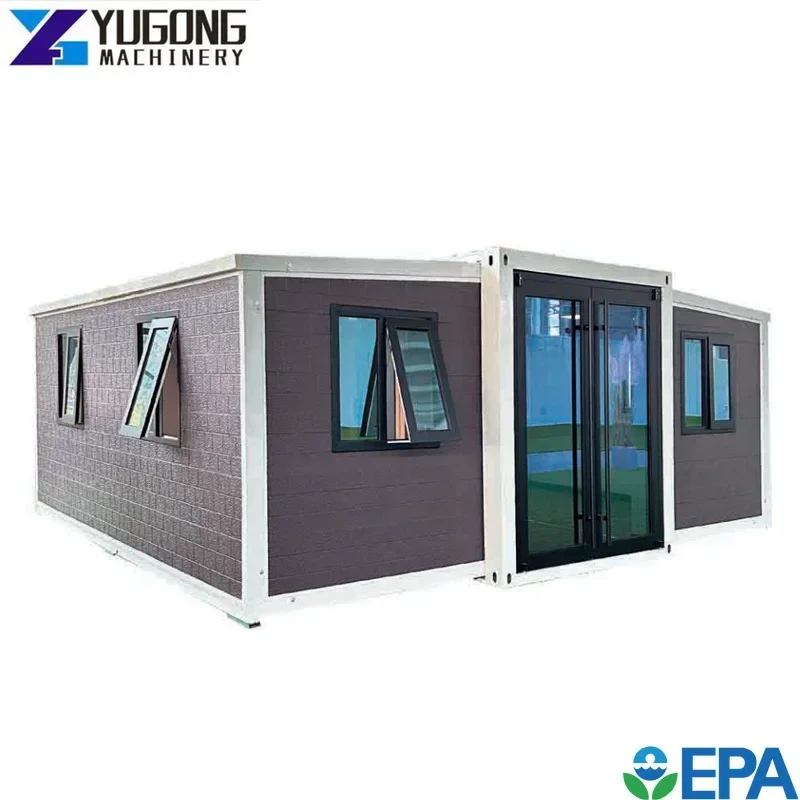 Fabricant chinois de maisons conteneurs : Maison conteneur pliable pour jardin extérieur, démontable