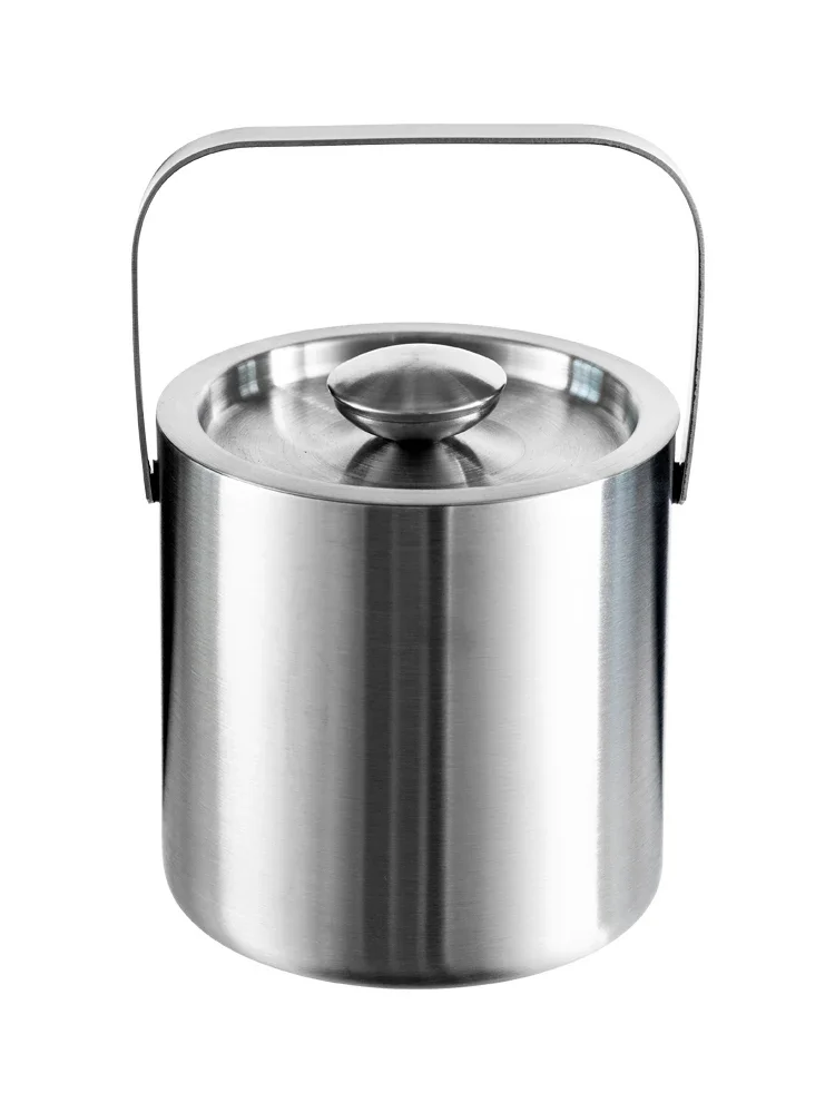 Double thickened stainless steel ice bucket, champagne barrel, ice chilled draft beer drinks, ice cubes, KTV bar utensils