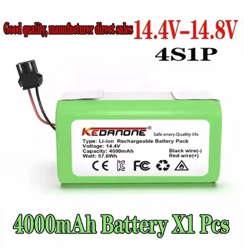 

14.4V 2600mAh Battery For eufy RoboVac 15C 15T 25C 30 30C 35C MAX G10 G15 G20 G30 Hybrid Edge Robot Vacuum Cleaner Accessories