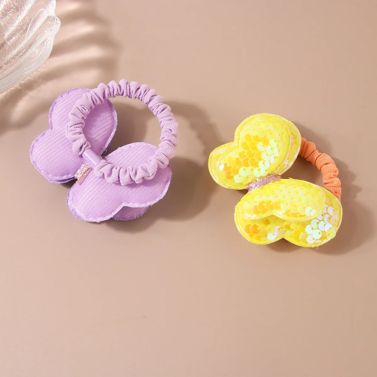 

Блестящая резинка для волос для девочек, блестящие резинки для волос премиум-класса, тонкая, нежная, эластичная, не спутывающаяся, держатель для хвоста, детский праздничный аксессуар