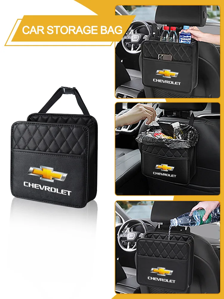 

NEW Car Storage Bag Multi-function Seat Back Storage Pocket For Chevrolet Colorado Cruze Spark Captiva Malibu Trax Aveo Camaro