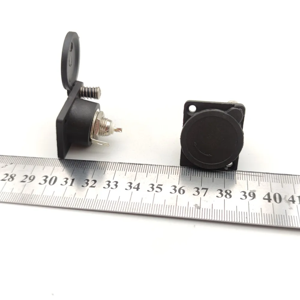 RCA conector fêmea para bicicleta elétrica carregamento Porto, Panel Mount, Chassis Socket, bicicleta bateria acessórios