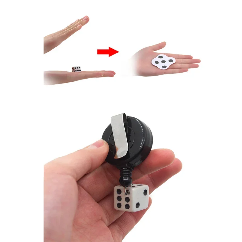 Hitting Flat Dice Close Up Magic Tick Magia Magie Magicians Prop Easy To Do for Beginner Toys Party Toys Gift