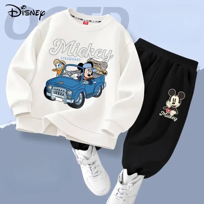 Autumn Boys Clothes long sleeve& trousers 2 Pieces Set Teenage Girls & Boys Disney FIGURE Fashion Casual Top & Bottom Outfit