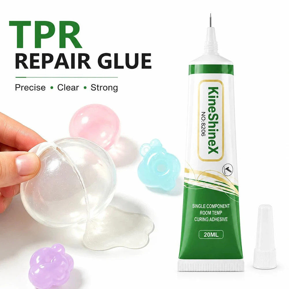 TPR Glue For Squishies Toys,Flexible Adhesive For Soft Silicone Toys,Clear Sealing Glue For TPR Crafts,For DIY Handcraft Studio
