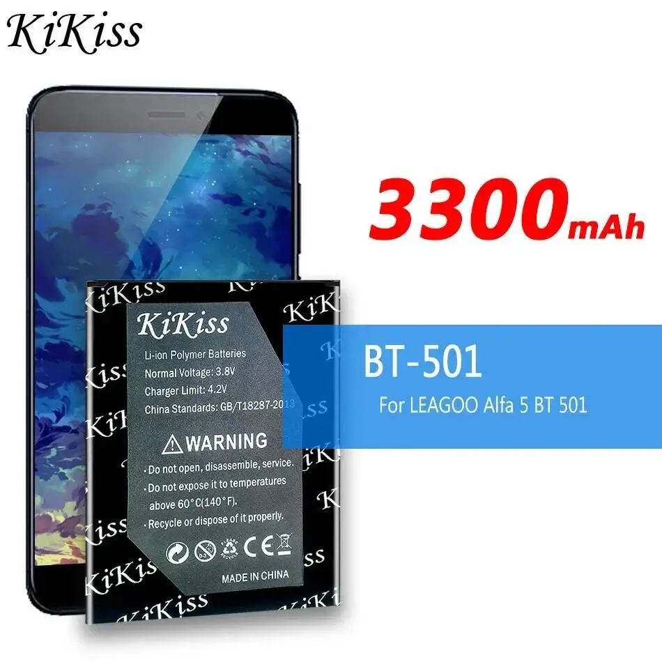بطارية الهاتف المحمول لـ Leagoo Alfa 5 3300Mah BT-501 أداء طويل الأمد