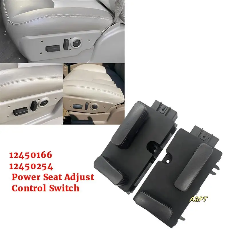 

1 пара автомобильных сидений, регулируемый переключатель 12450166 12450254 для Cadillac Chevy GMC Yukon Sierra 1500 2500 3500 Hummer