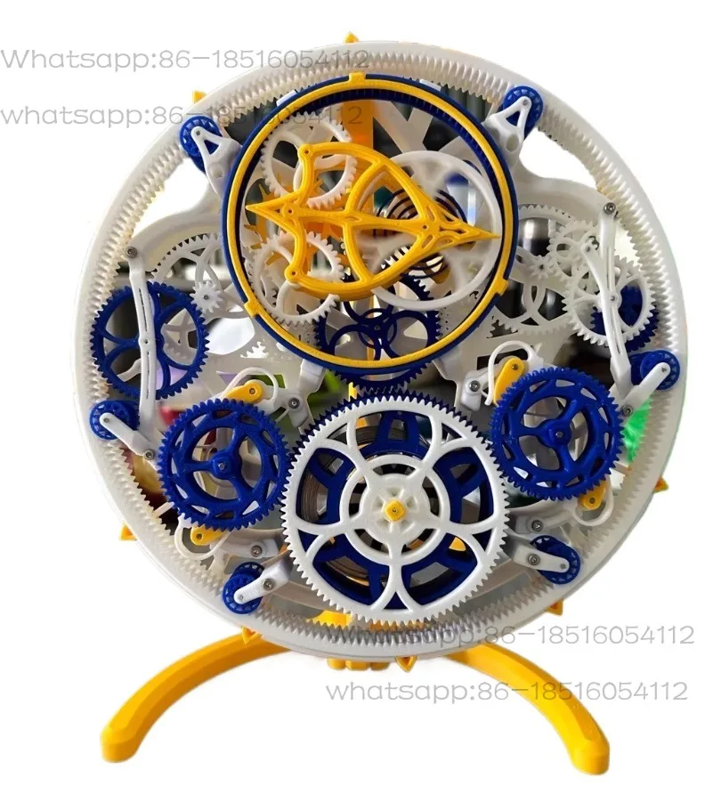 

3D Printed Tourbillon Mechanical Gear Model Model Ornament DIY Birthday Gift