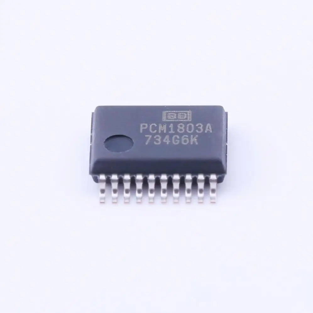 PCM1803 2-Channel Dual ADC Delta-Sigma 96ksps 24-bit Serial 20-Pin SSOP PCM1803ADBR