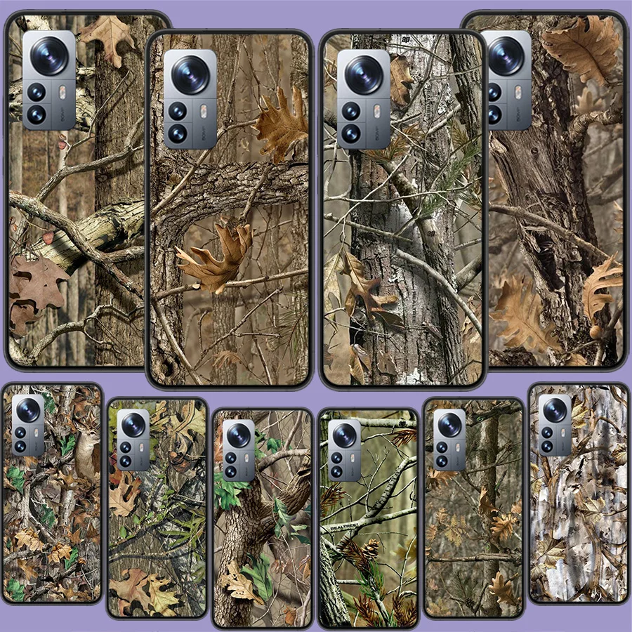 Realtree Real Tree Camo Phone Case For Xiaomi Poco X3 NFC X4 GT M3 M4 M5 M5S X6 X5 F6 Pro F5 F4 Mi F3 F2 F1 Cover TPU Capa Coque