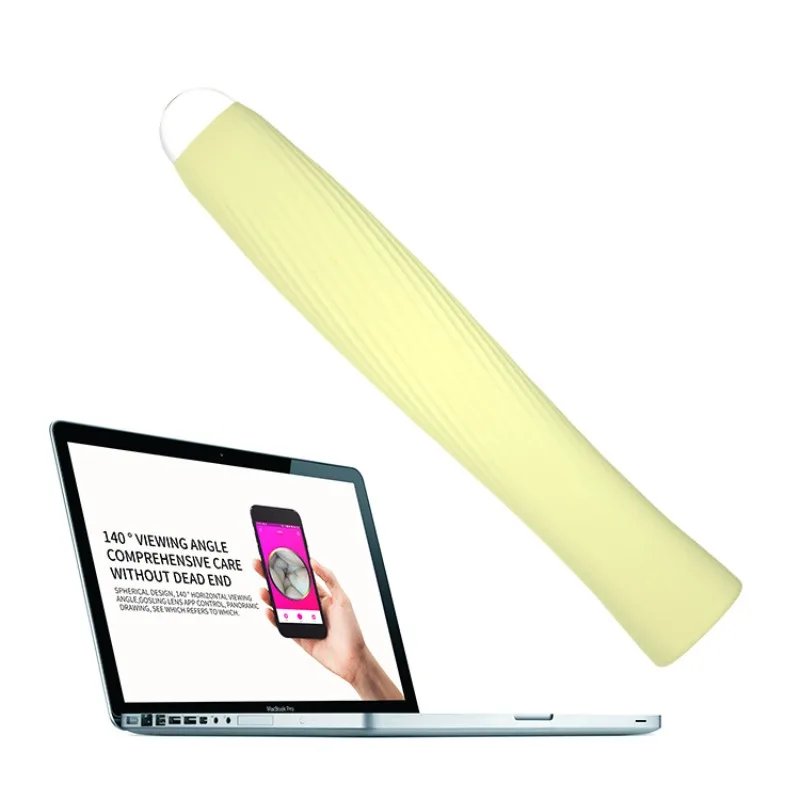 Vagina Endoscope Camera Wholesale Portable Intelligent Visual 5 Frequencies APP Control Wireless Inspection Dildo Vibrator