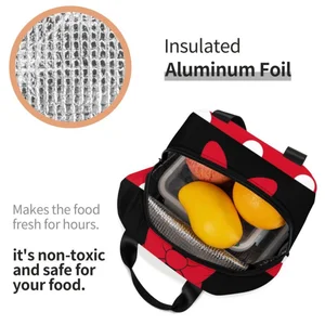 Minnie, waterproof, animated, balls, balls, thermal refrigerator, isolated lunchbox for children, school 10 Main Sales Bolsa Bolsa - №8