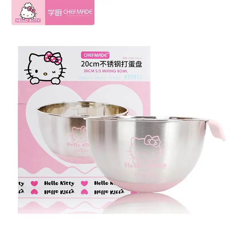 Hello Kitty-Gants de Cuisson Sanurgente, Kit de Cuisson pour Enfant, Ensemble de Moule à Gâteau en Gel de Silice, Vente en Gros