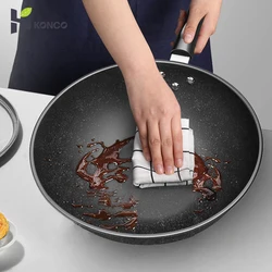 Maifan Stone Wok No-smoke Frying Pan Kitchen Cooking Pot Gas Induction Cooker Cookware Kitchen Accessories