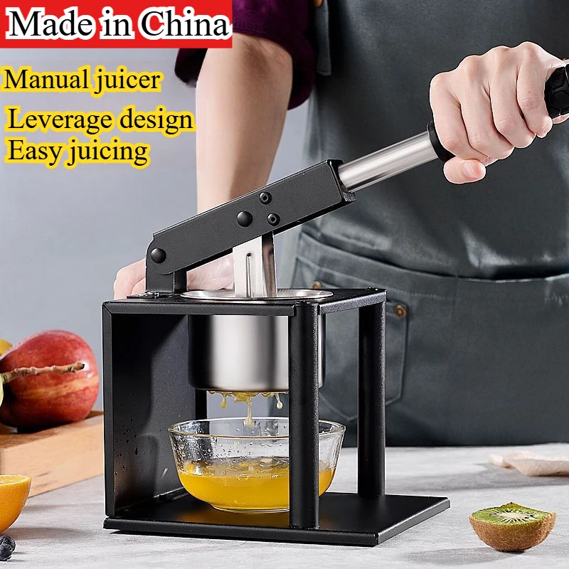 

Manual Juicers Stainless Steel Squeezer Juicer Hand Press Citrus Press Manual Juicer Portable for Kitchen Bar Restaurant