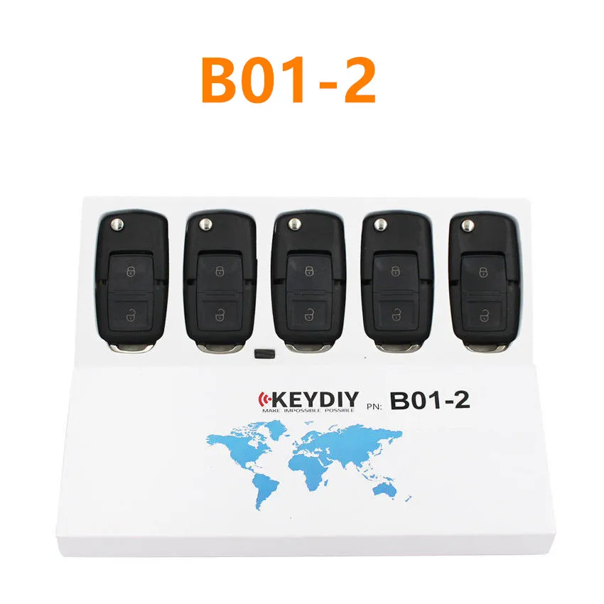 

5pcs/lot Universal KD Remote Key B01 2/3 Buttons Car Remote Key for KD300 and KD900 URG200 To Produce Any Model Remote Control