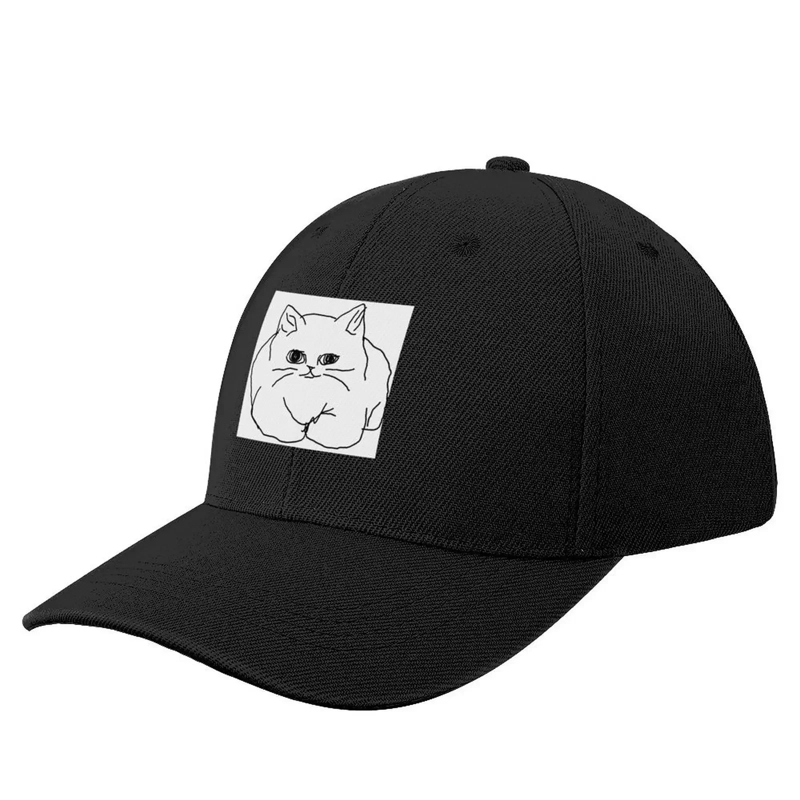 cat stare Baseball Cap Trucker Cap dad hat Beach Bag Mens Hats Women's