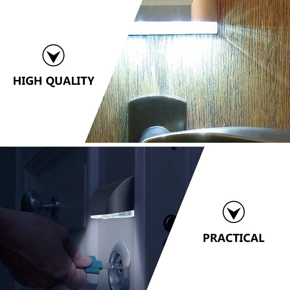Door Lock Sensor Light Night Lamp for Stairway Locks Front PIR LED Portable Motion