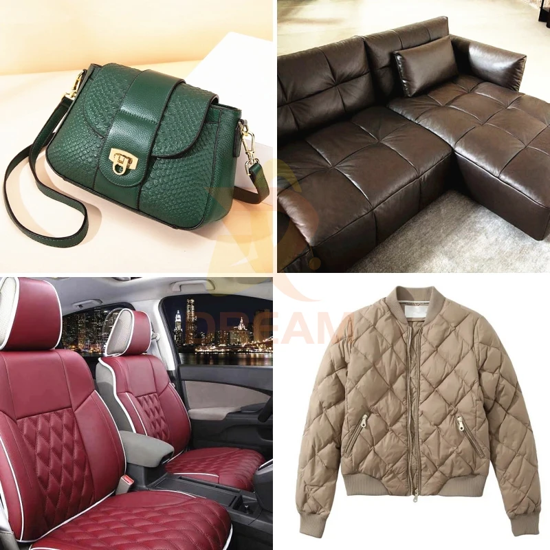 Cnc Computerized Intelligent Template Sewing Machine for Leather Bags and Car Seats