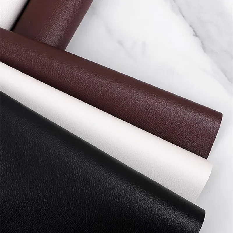 100/200x137cm Self Adhesive Leather for Sofa Chair Car Seats Bag DIY PU Leather Repair Patches Leather Fabric Repair Sticker