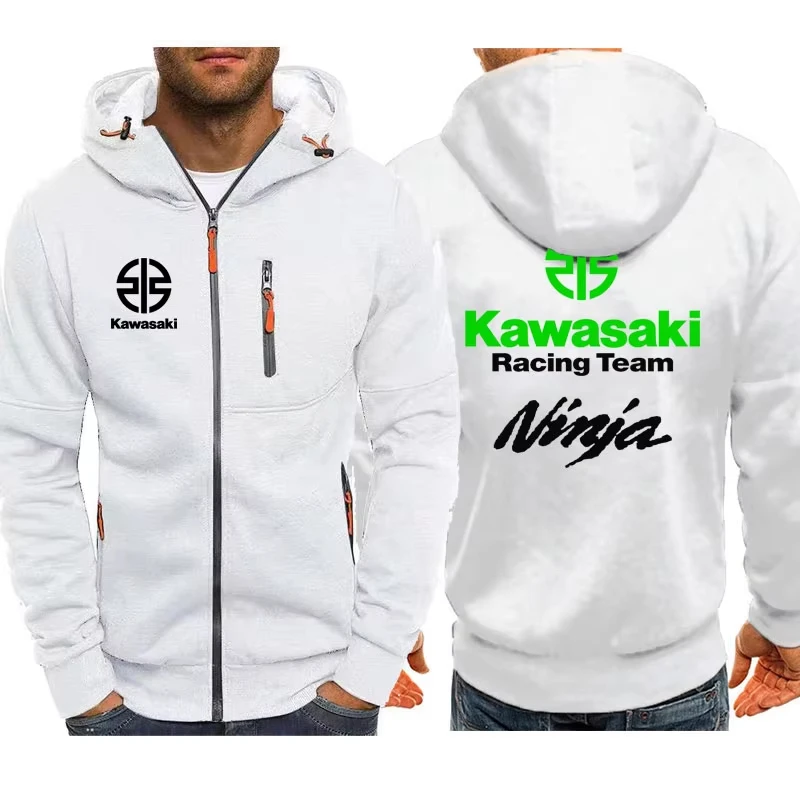 

Kawasaki Racing 2025 Spring Autumn Men's Sports Hoodie Women's Zipper Hoodie Fashion Couple Jacket coat Riding Motorcycle