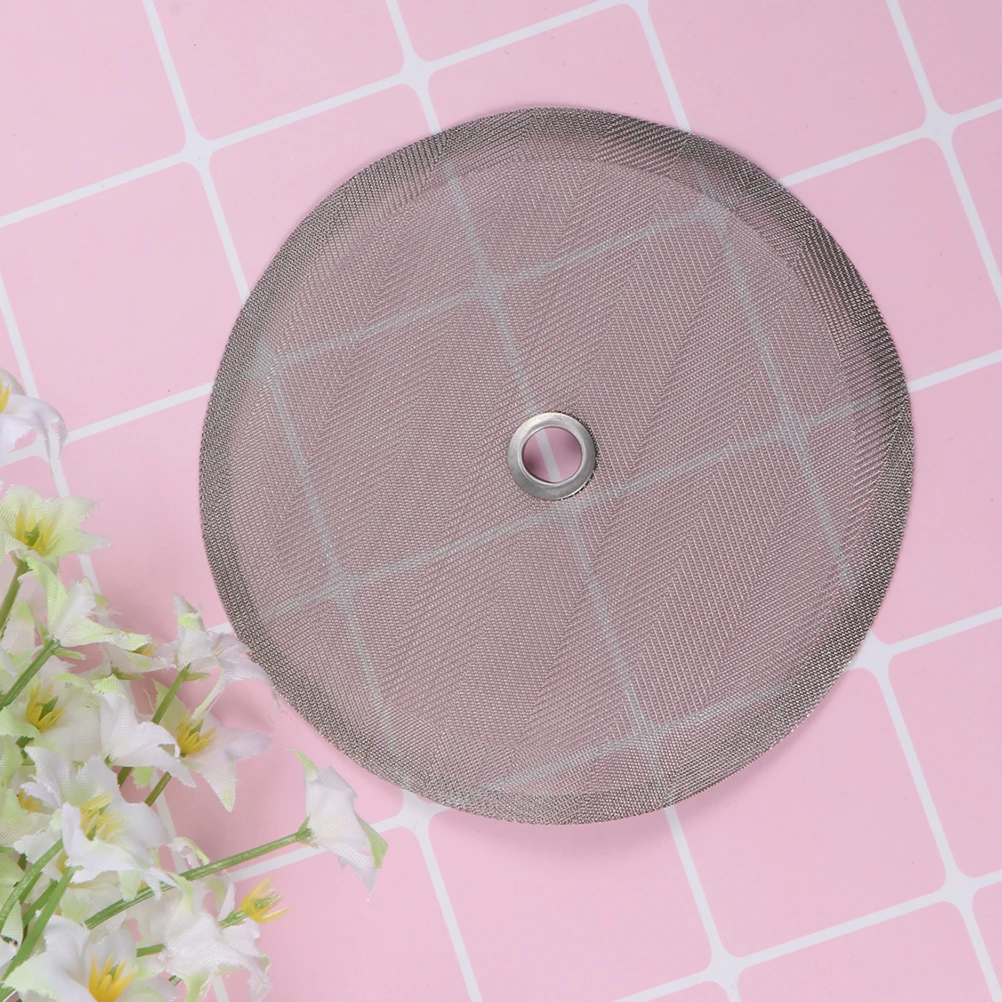 

6Pcs Stainless Steel Coffee Pot Filter 100mm Pressure Pot Net Professional Corrosion Resistant Filter for Coffee